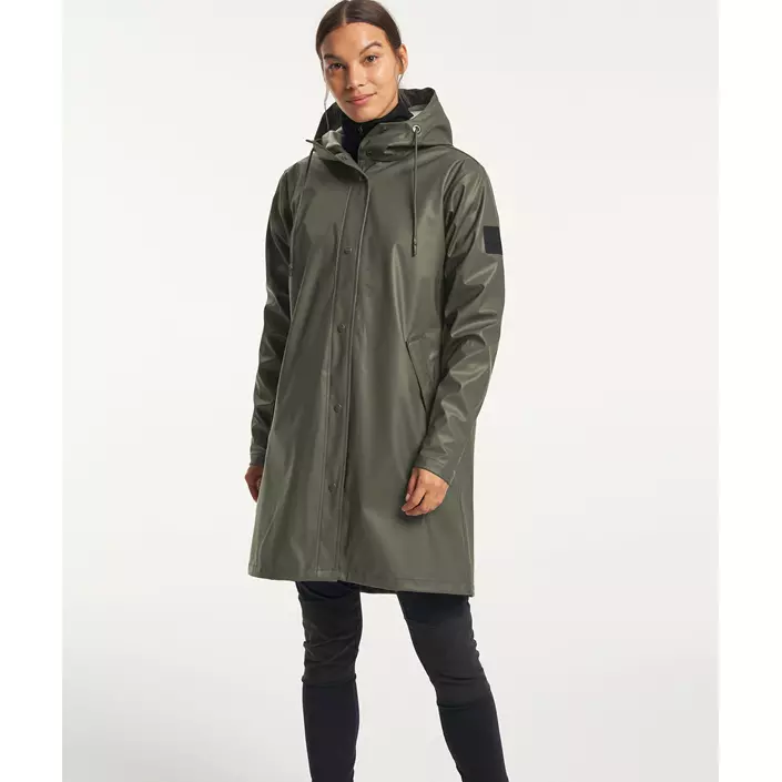 Tenson Apelviken Damen Regenjacke, Olivgrün, large image number 1