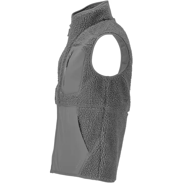 Mascot Customized fibre pile vest, Stone grey, large image number 3