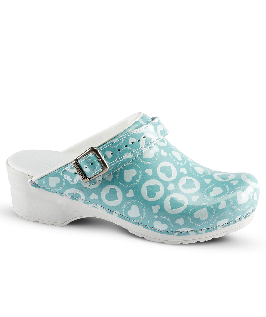 Buy Sanita Hearts women s clogs with heel strap OB at Pro dress