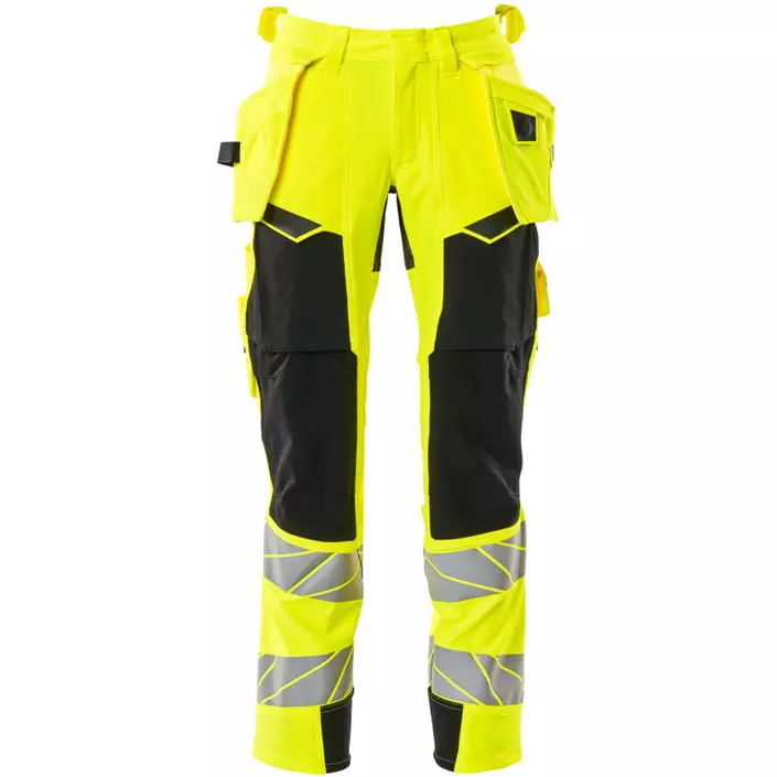 Mascot Accelerate Safe craftsman trousers Full stretch, Hi-vis Yellow/Black, large image number 0