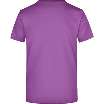 James & Nicholson T-skjorte Round-T Heavy, Purple