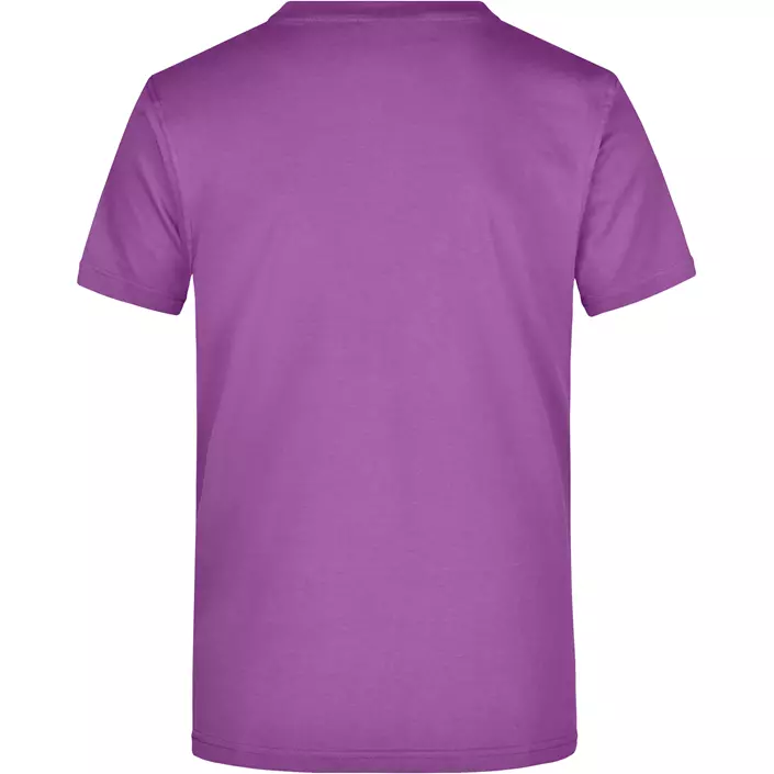 James & Nicholson T-skjorte Round-T Heavy, Purple, large image number 1