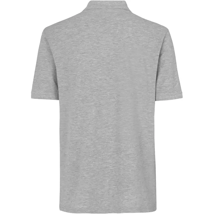 ID Klassisk Polo T-shirt, Grå Melange, large image number 1