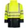 Lyngsøe rain jacket, Hi-vis Yellow/Marine, Hi-vis Yellow/Marine, swatch