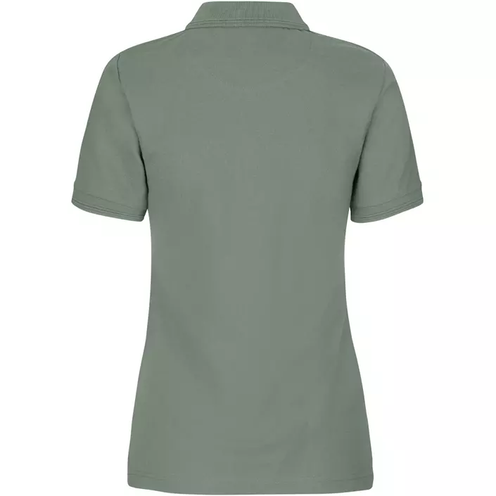 ID PRO Wear dame Polo T-shirt, Støvet grøn, large image number 1