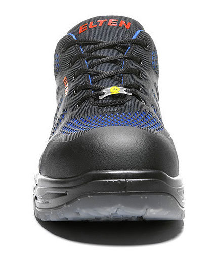 Elten Logan Blue Low skyddsskor S1, Svart/Bl&aring;, large image number 2