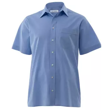 Kümmel Stanley fil-á-fil Classic fit short-sleeved shirt, Lightblue