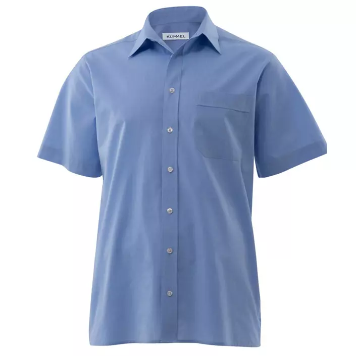 Kümmel Stanley fil-á-fil Classic fit kortärmad skjorta, Ljus Blå, large image number 0