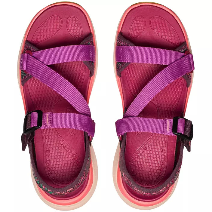 Keen Leiki OT dame sandaler, Plum perfect/dubarry, large image number 6