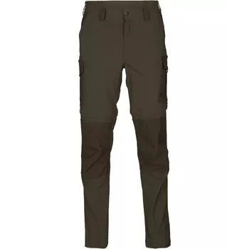 Seeland Birch Zip-off trousers, Pine Green/Demitasse Brown