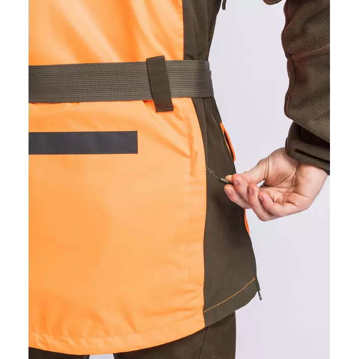 Pinewood Furudal Doghandler vest, Orange/Moss Green, large image number 10