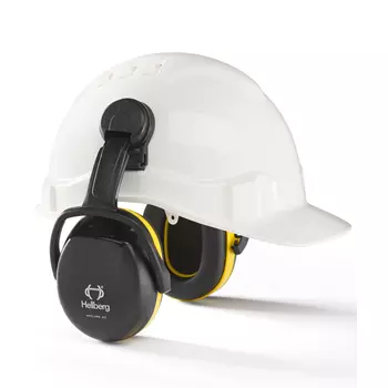 Hellberg Secure 2 helmet mounted ear defenders, Black/Yellow