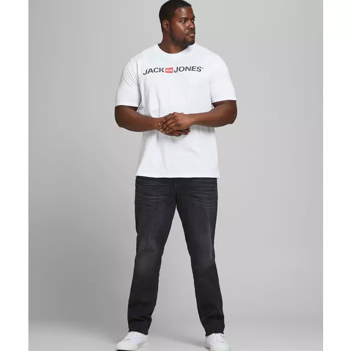 Jack & Jones Plus JJECORP LOGO T-shirt, White , large image number 5