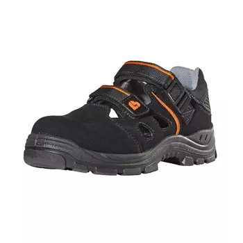 L.Brador 769 safety sandals S1, Black