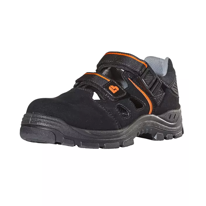 L.Brador 769 safety sandals S1, Black, large image number 0
