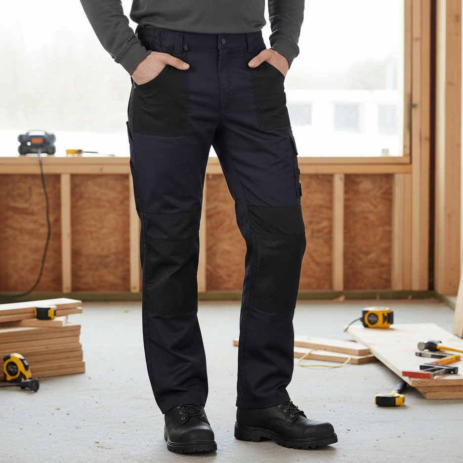 Terrax work trousers, Dark Grey/Black