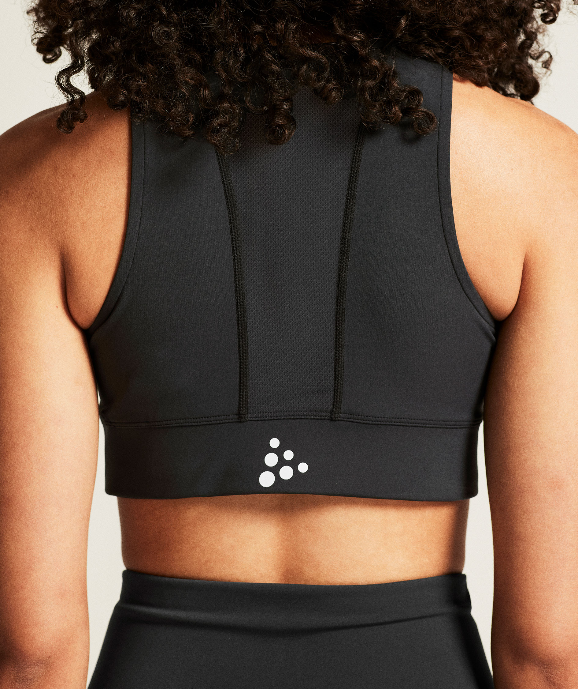 Craft Rush 2.0 dame sports BH, Black, large image number 8