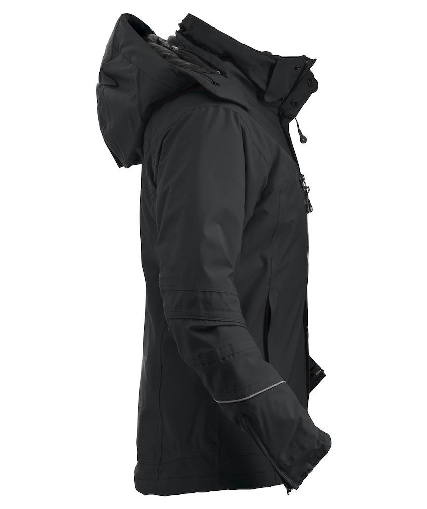 Clique Sanders softshelljakke, Sort, large image number 3