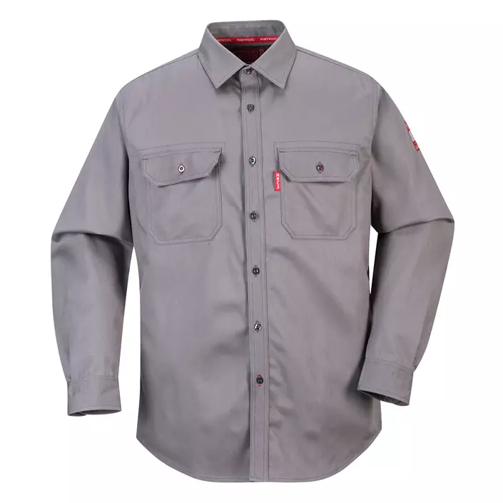 Portwest BizFlame work shirt, Grey, large image number 0