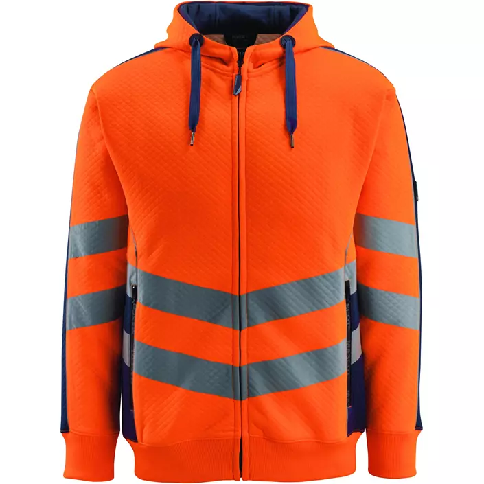 Mascot Safe Supreme Corby huvtröja, Varsel Orange/Mörk Marinblå, large image number 0