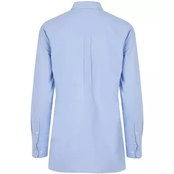 Seven Seas Oxford lang Modern fit dameskjorte, Lys Blå