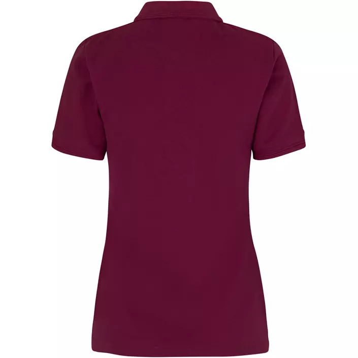 ID PRO Wear dame Polo T-shirt, Bordeaux, large image number 1