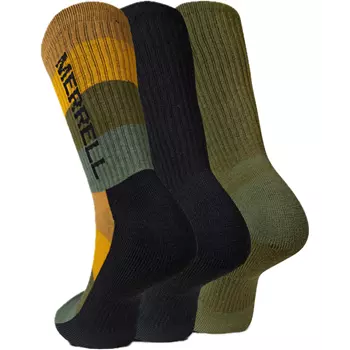 Merrell socks 3-pack, Black assorted