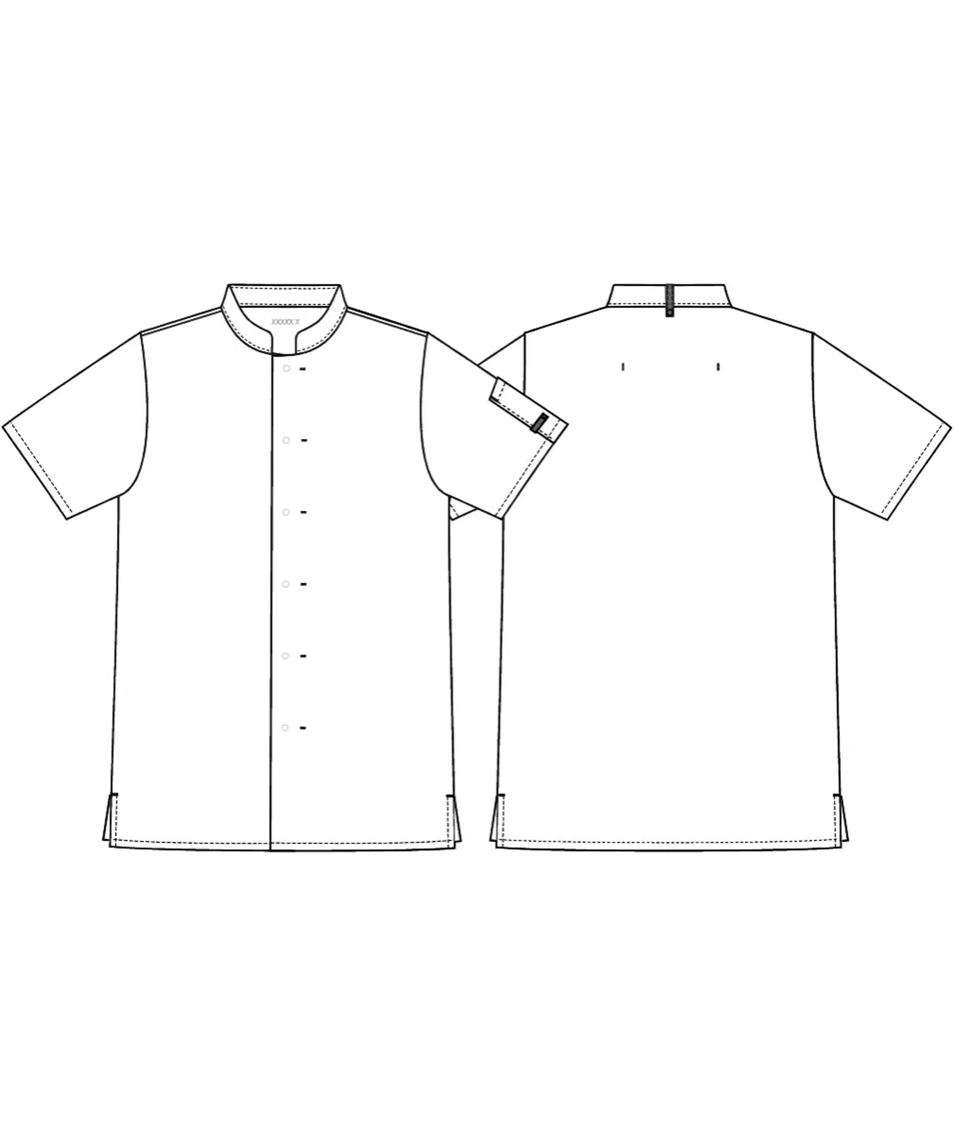 Kentaur Menu kokke-/service jakke, Hvid, large image number 2