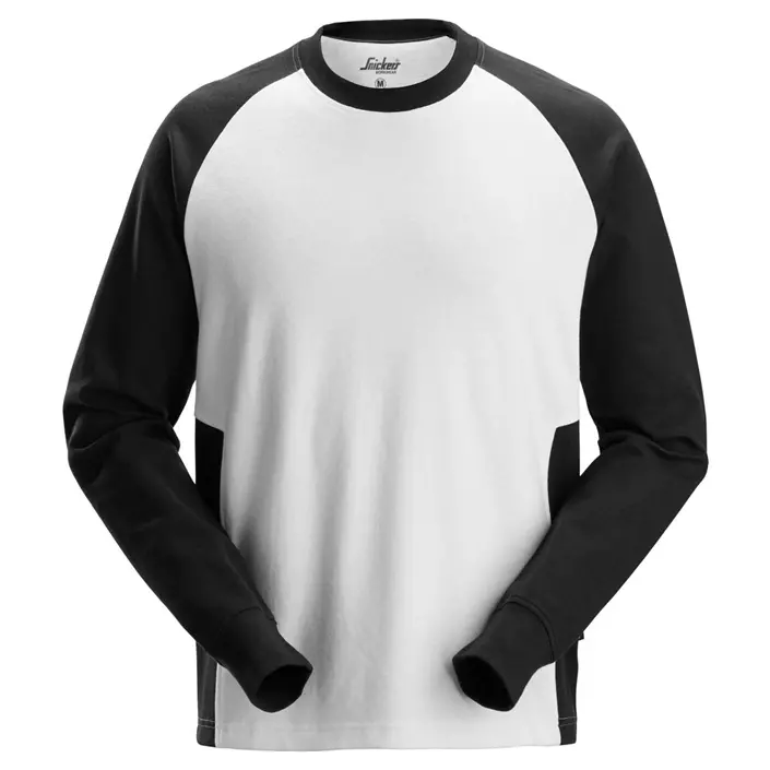 Snickers long-sleeved T-shirt 2840, Black/white, large image number 0
