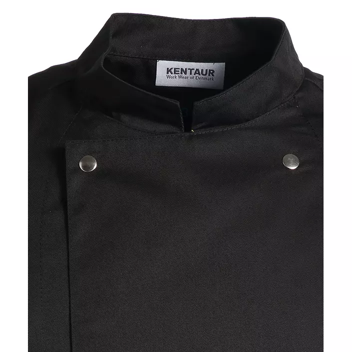 Kentaur short-sleeved  chefs jacket, Black, large image number 1