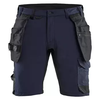 Blåkläder craftsman shorts full stretch, Dark Marine Blue/Black