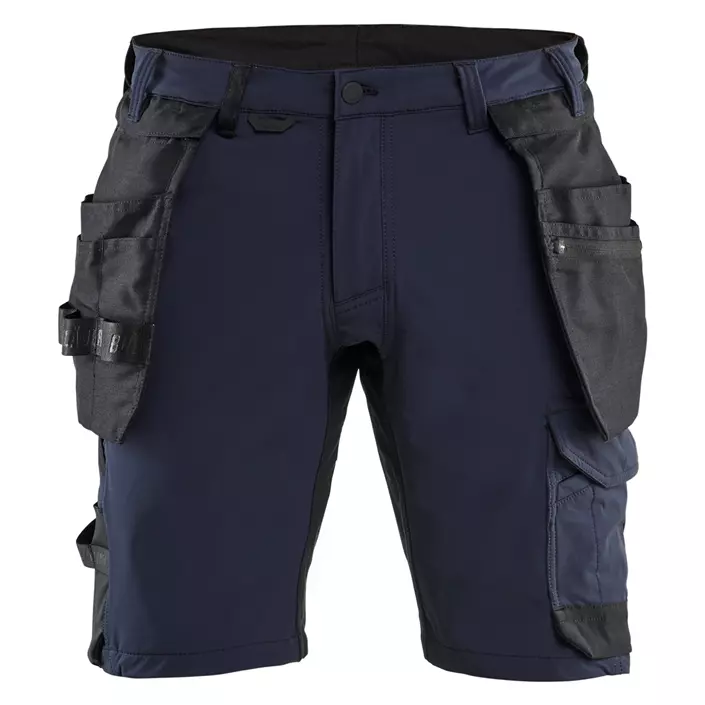 Blåkläder craftsman shorts full stretch, Dark Marine Blue/Black, large image number 0