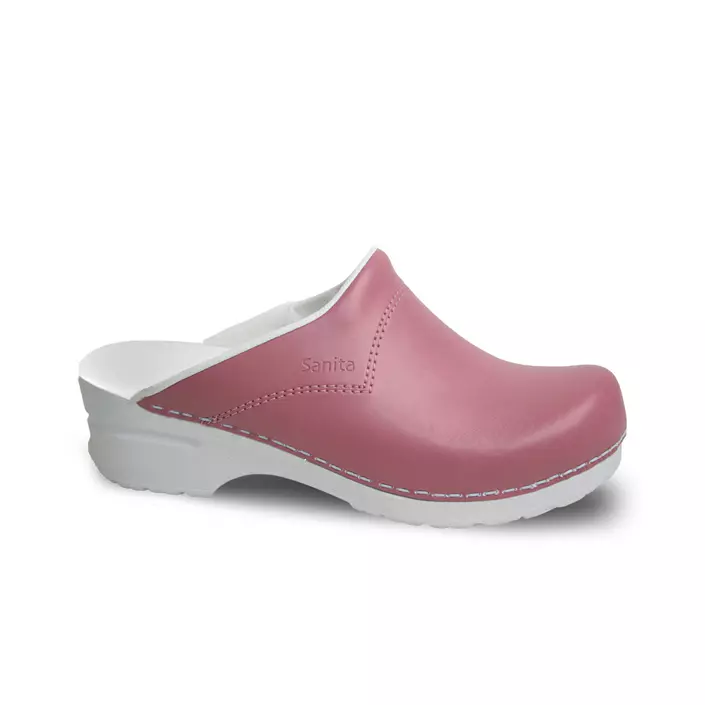 Sanita Pastel women's clogs without heel cover, Rose, large image number 0
