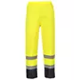Portwest  rain trousers, Hi-vis Yellow/Black