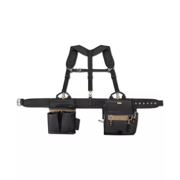 CLC Work Gear 1608 combi electrician tool belt, Black, Black, large image number 0