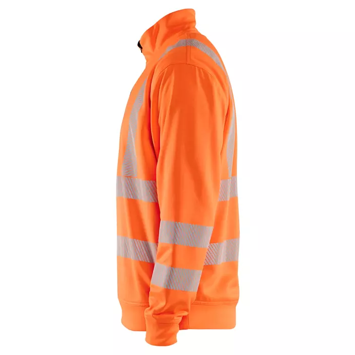 Blåkläder half zip sweatshirt, Hi-vis Orange, large image number 3