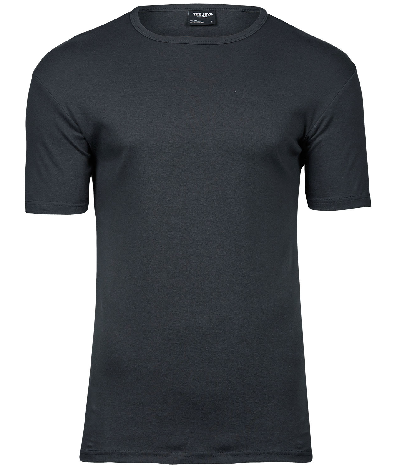Tee Jays Interlock T-shirt, Dark Grey, Dark Grey, swatch