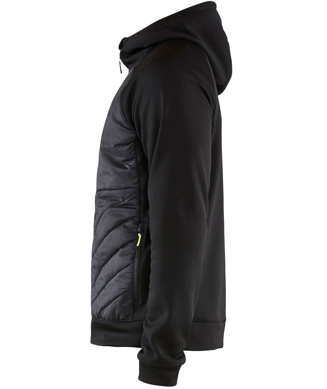 Bl&aring;kl&auml;der hybrid hoodie, Black/Hi-Vis Yellow, Black/Hi-Vis Yellow, large image number 2