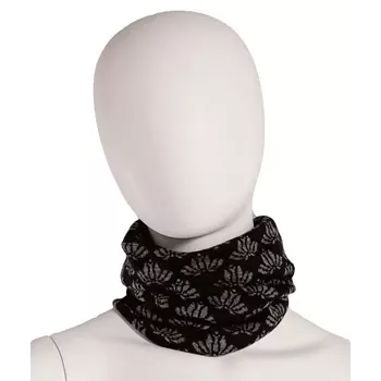 Tranemo FR neck warmer with merino wool, Black/Grey