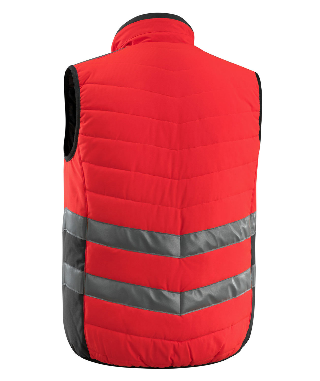 Mascot Safe Supreme Grimsby vatteret vest, Hi-vis R&oslash;d/M&oslash;rk antracit, large image number 2