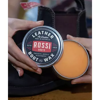 Rossi 80g All Weather boot wax lædervoks, Transparent