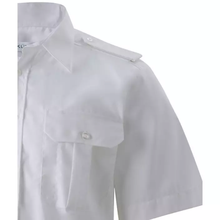 Kümmel Frank Classic fit kortærmet pilotskjorte, Hvid, large image number 1