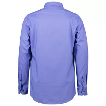 Seven Seas Dobby Royal Oxford Slim fit skjorte, Fransk Blå