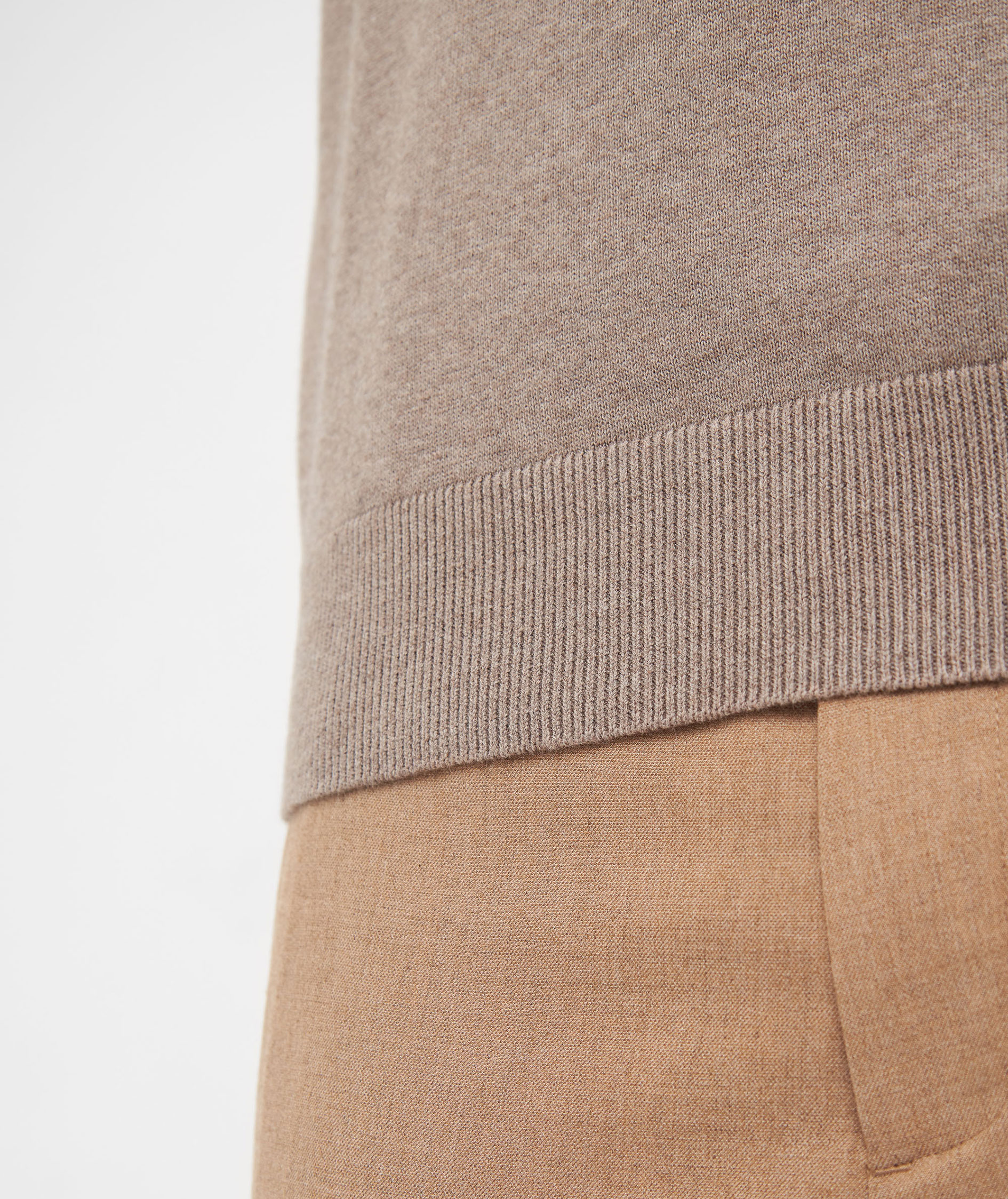 Clipper Napoli knitted pullover, Warm Sand Melange, large image number 4