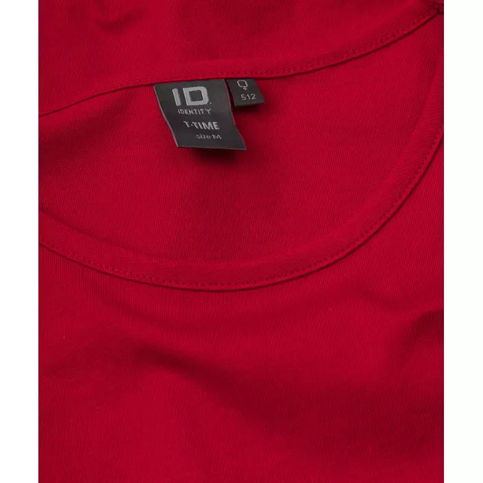 ID T-Time dame T-skjorte, Rød, large image number 3