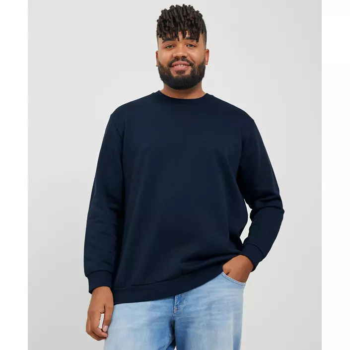 Jack & Jones Plus JJEBRADLEY Sweatshirt, Navy Blazer, large image number 1