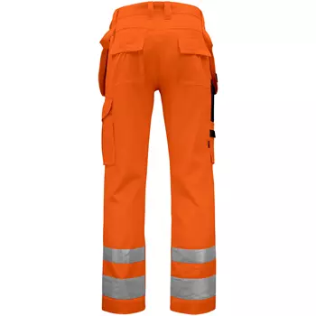 ProJob Handwerkerhose 6531, Hi-Vis Orange/Schwarz