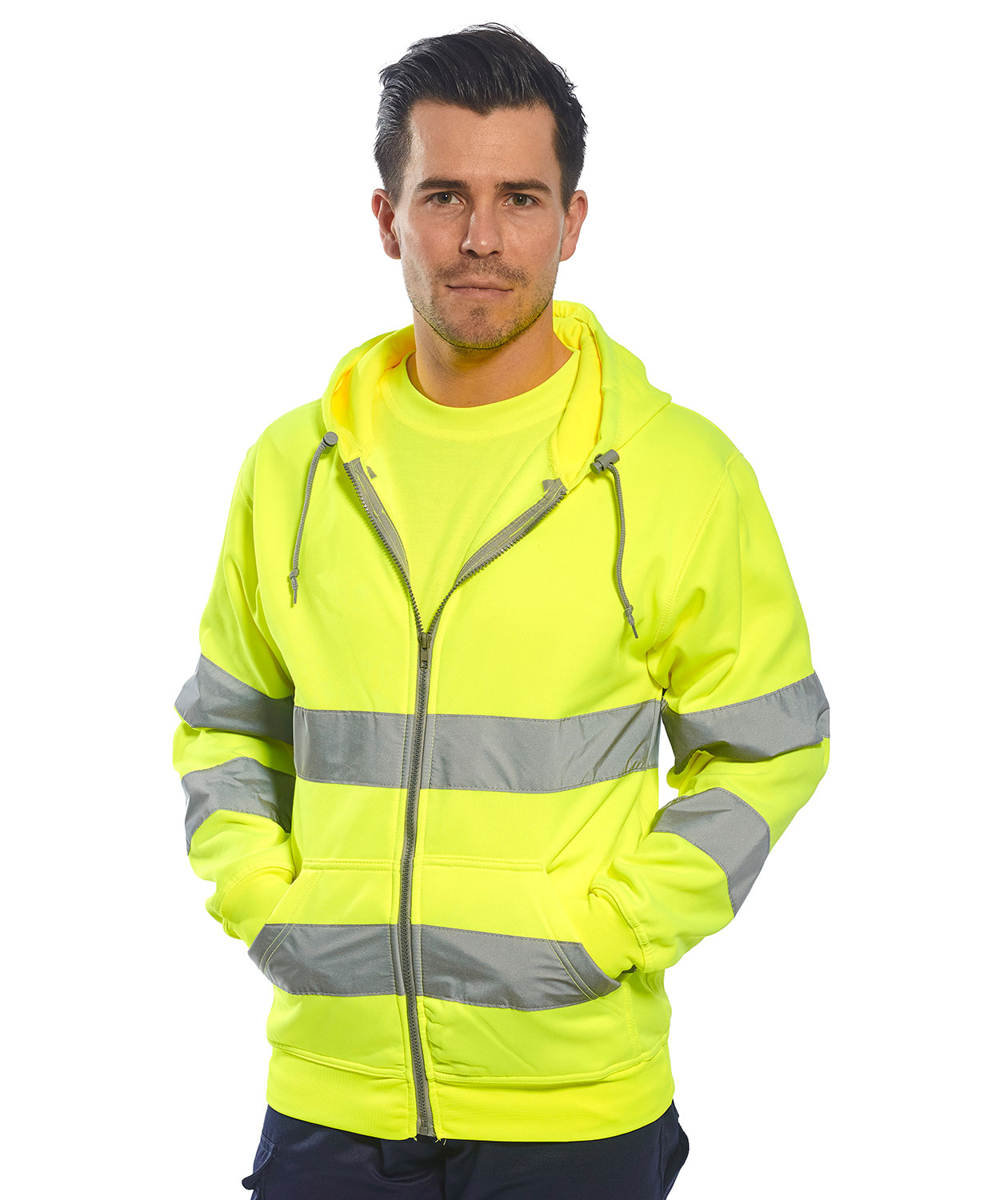 Portwest hoodie, Varsel Gul