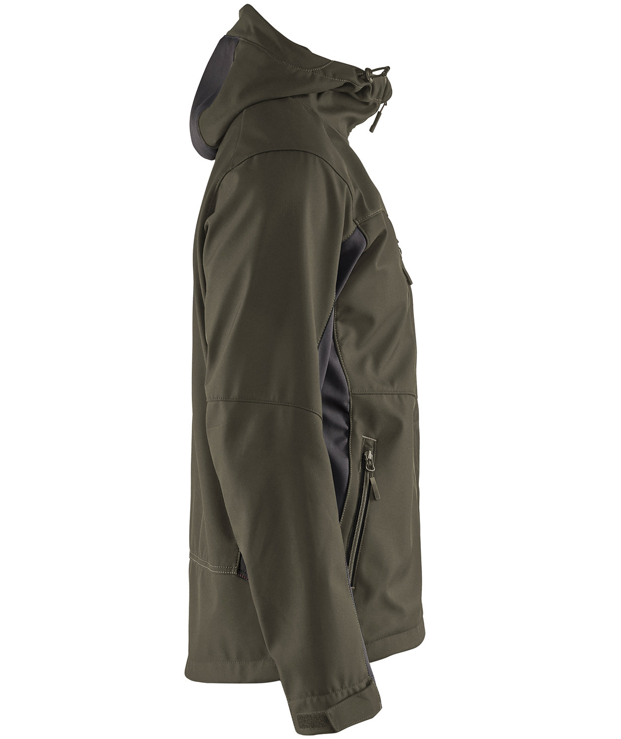 Bl&aring;kl&auml;der Unite softshell jacket, Olive Green/Black, large image number 3