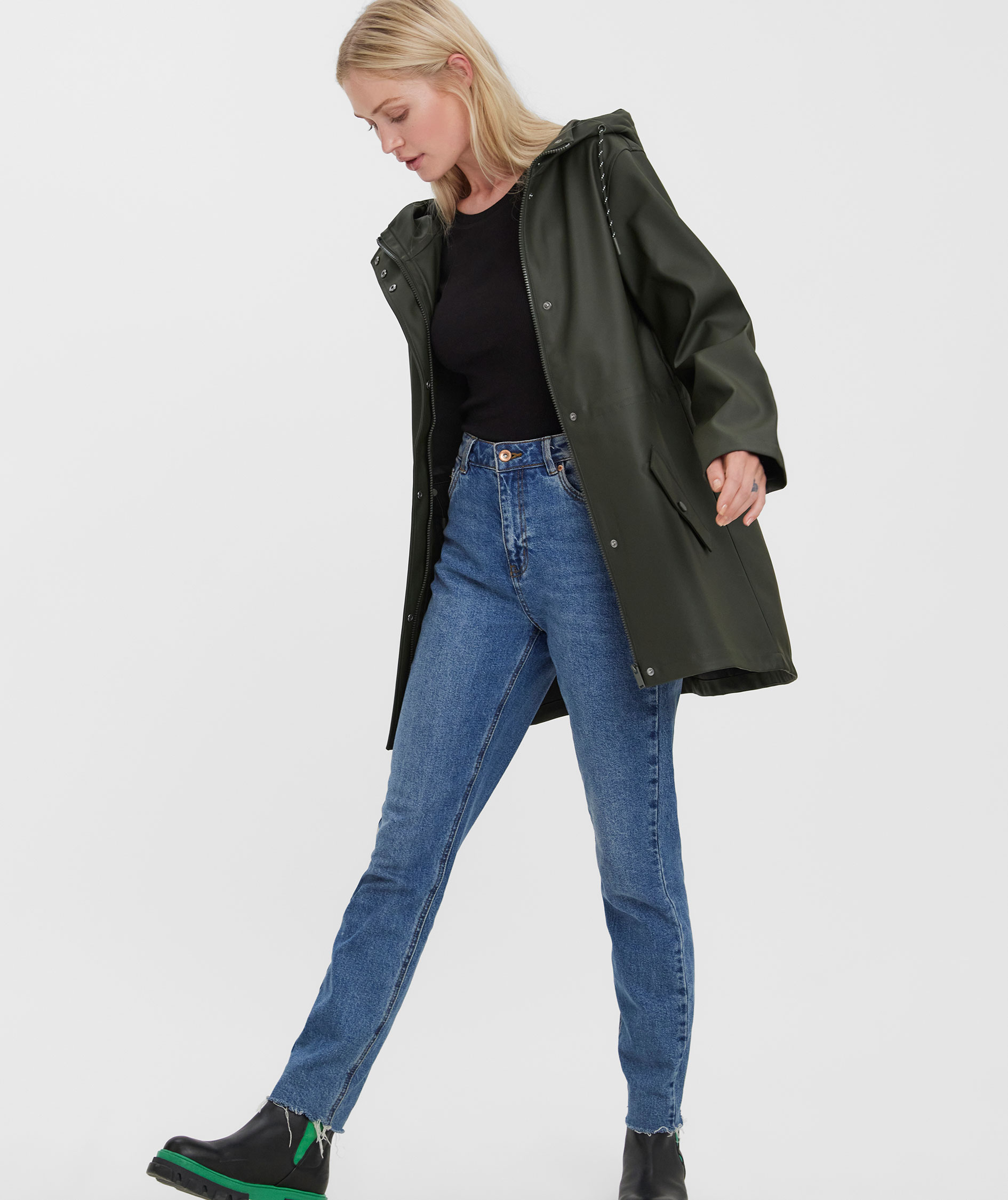 Vero Moda VMMALOU regnjacka, Peat, large image number 5